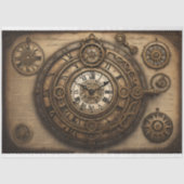 Multiple Clocks and pocket watches v3 Tissue paper 薄葉紙 (正面)