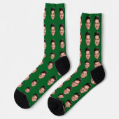 Multiple Face Personalized Socks, Add Your Image  ソックス (左)