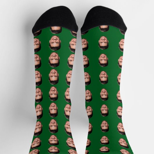 Multiple Face Personalized Socks, Add Your Image  ソックス (上部)
