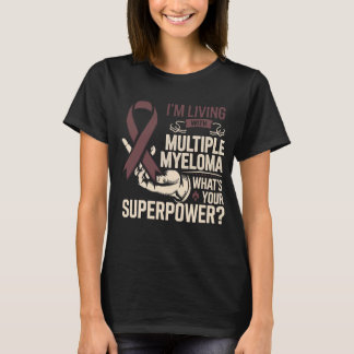 Multiple Myeloma Awareness Myeloma Superpower Tシャツ