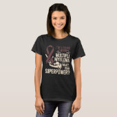 Multiple Myeloma Awareness Myeloma Superpower Tシャツ (正面フル)