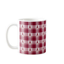 Multiple Myeloma Cancer Awareness Plaid Mug