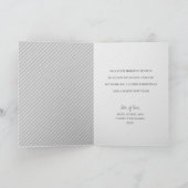 Multiple Photo Merry Christmas Grey Folded シーズンカード (内部)