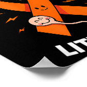 Multiple Sclerosis Awareness 2025 -orange Ribbon_  ポスター (角)