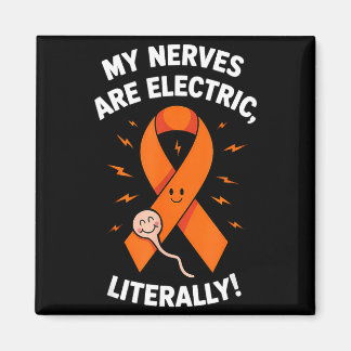 Multiple Sclerosis Awareness 2025 -orange Ribbon_  マグネット