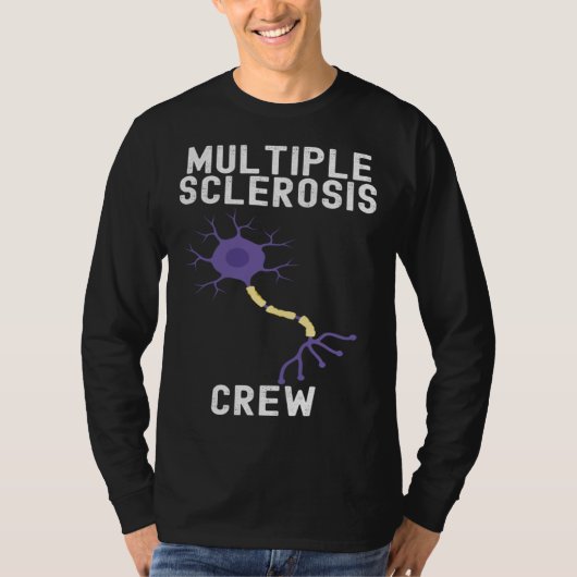 Multiple Sclerosis Awareness Cute Quotes Family Tシャツ (正面)
