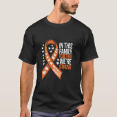 Multiple Sclerosis Awareness Family Support MS War Tシャツ (正面)