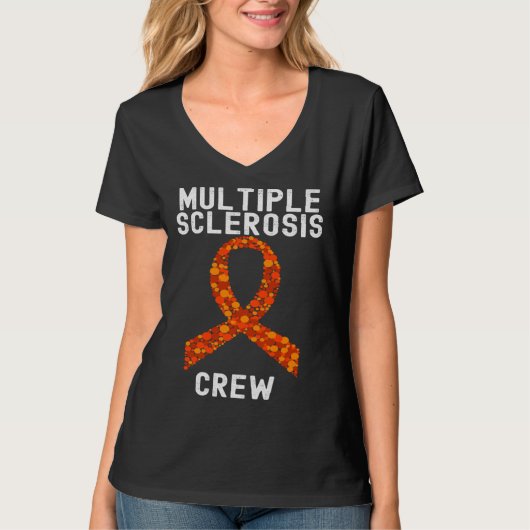 Multiple Sclerosis Awareness  Group Quotes Family Tシャツ (正面)