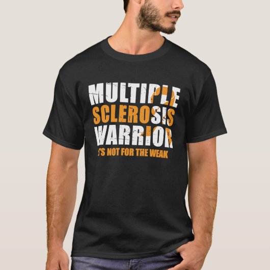 Multiple Sclerosis Awareness I'm Not Wasted I Have Tシャツ (正面)