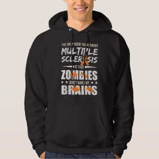 Multiple Sclerosis Awareness MS Survivor Zombies W パーカ