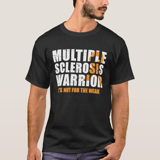 Multiple Sclerosis Awareness Multiple Sclerosis Wa Tシャツ (正面)