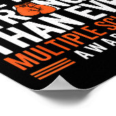 Multiple Sclerosis Awareness Together We Rise Oran ポスター (角)