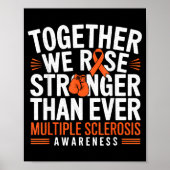 Multiple Sclerosis Awareness Together We Rise Oran ポスター (正面)