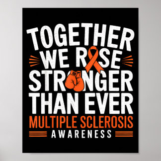 Multiple Sclerosis Awareness Together We Rise Oran ポスター