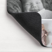 Multiple snapshots baby photos collage マウスパッド (コーナー)