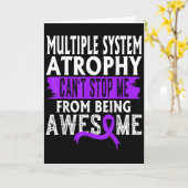 Multiple System Atrophy Msa Awareness Can't Stop M カード (黄色い花)