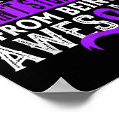 Multiple System Atrophy Msa Awareness Can't Stop M ポスター (角)