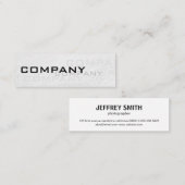 Multiples/Whiteテクスチャ スキニー名刺 (正面/裏面)