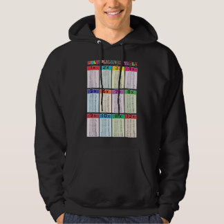 Multiplication Table Elementary School Educational パーカ