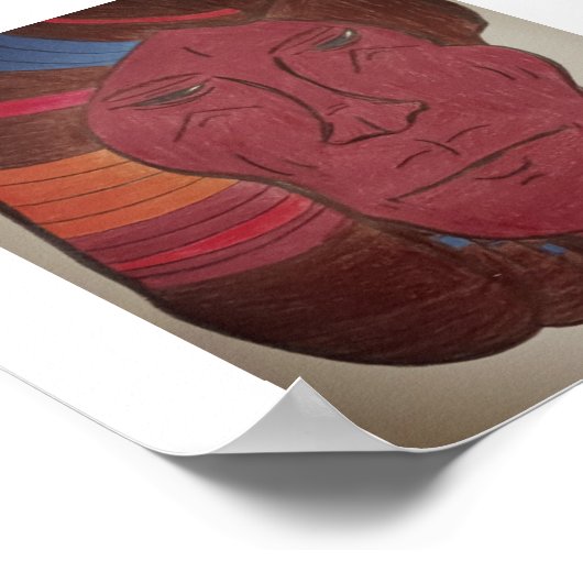 Multiracial Art Poster ポスター (角)