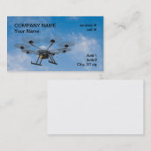 multirotorの監視無人機 名刺 (正面/裏面)