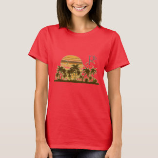 MultiStripSunsetRingerT Tシャツ