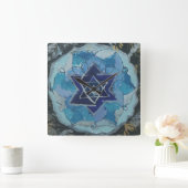 Multiverse Star of David スクエア壁時計 (ホーム)