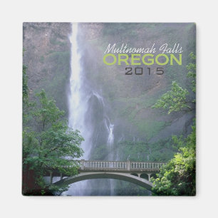 Multnomahの滝のオレゴンの記念品の磁石の変更年 マグネット