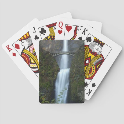 Multnomahの滝 トランプ (裏面)