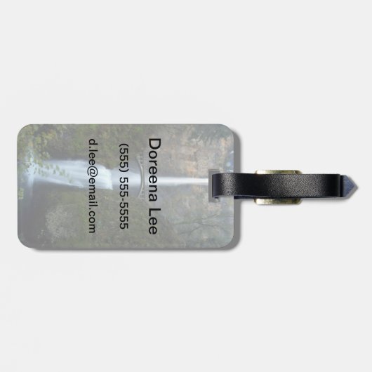 Multnomahの滝 ラゲッジタグ (裏面横)