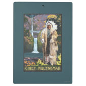 Multnomahの滝、OregonChief Multnomah クリップボード (裏面)