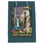 Multnomahの滝、OregonChief Multnomah ミディアムペーパーバッグ (正面)