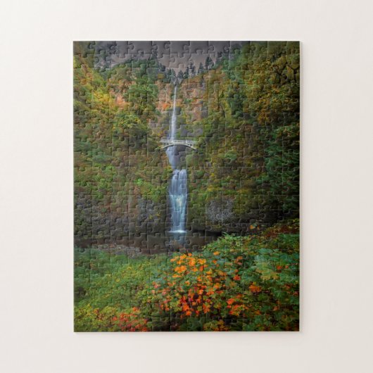 Multnomahは峡谷、オレゴン|コロンビア川の下ります ジグソーパズル (縦)