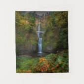 Multnomahは峡谷、オレゴン|コロンビア川の下ります タペストリー (正面)