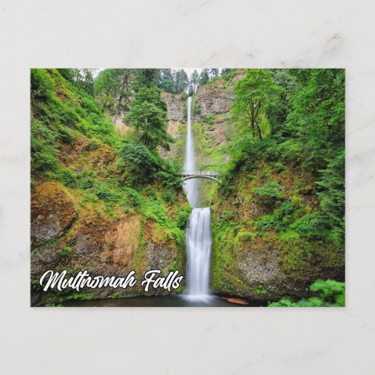 Multnomah秋、Columbia River Gorge、オレゴン、アメリカ ポストカード (正面)