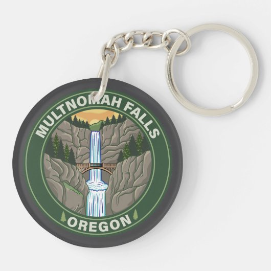 Multnomah Falls Oregon キーホルダー (裏面)