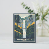 Multnomah Falls Oregon ポストカード (スタンド正面)