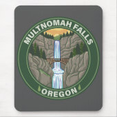 Multnomah Falls Oregon マウスパッド (正面)
