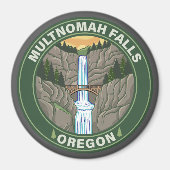 Multnomah Falls Oregon マグネット (正面)