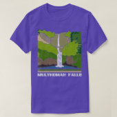 Multnomah Falls Vintage Souvenir Tシャツ (デザイン正面)