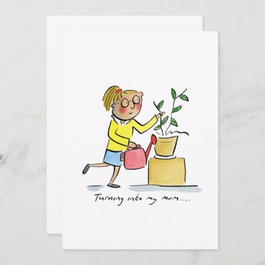 Mumに移行 招待状 (正面/裏面)