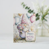 Mumのかわいい格言誕生日デザイン ポストカード (スタンド正面)