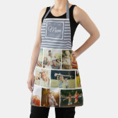 MUMファミリー写真コラージュの台本を愛モダンす エプロン (インサイチュ)