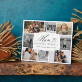 Mumフォトコラージュに感謝 フォトプラーク (側面)