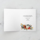 MUMボホフラワーズブラックハッピーマザーズデイ カード (内部)