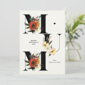MUMボホフラワーズブラックハッピーマザーズデイ シーズンカード (スタンド正面)