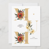 MUMボホフラワーズ金ゴールドハッピーマザーズデイ シーズンカード (正面)