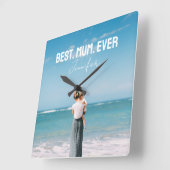 MuM最高のの写真 スクエア壁時計 (傾斜)