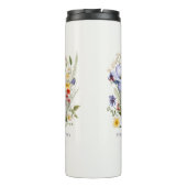 Mum 最高の Ever English Garden Flowers Boutique タンブラー (裏面)