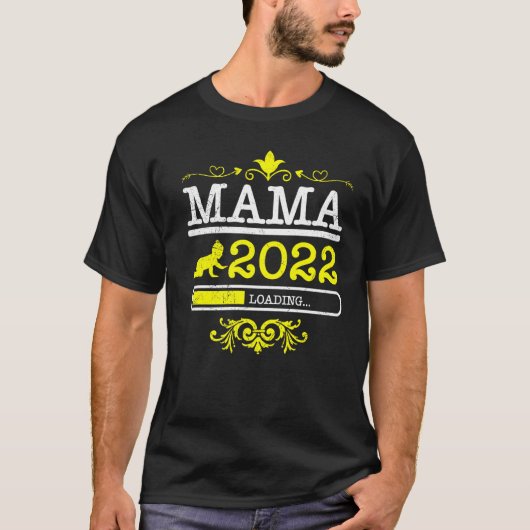 Mum 2022母親の妊娠をロード tシャツ (正面)